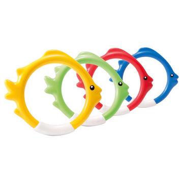 Intex Assorted Plastic Fish Ring Pool Diving Toy(Pack Of 1)