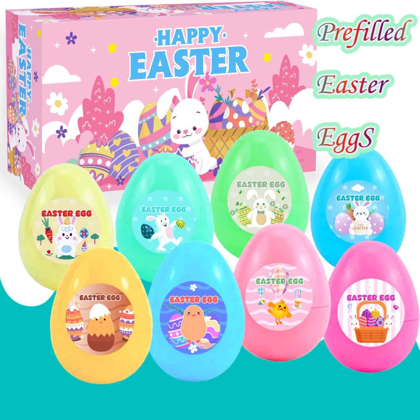 8Pc Butter Slime Kit For Kids,Party Favors Stretchy And Non-Sticky, Sensory Play Kit And Easter Basket Fillers