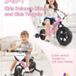 KRIDDO 2-in-1 Kids Tricycle and Toddler Balance Bike 2 Year Old, Detachable Pedals and Stowable Training Wheels, DIY Plate, Ridi