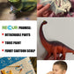 Recur Thunder Dragon Action Figurine, 7.4 Inch Purple Dragon Toys For Boys Girls Kids, Rpg Figures Miniatures For Tabletop Display & Roleplaying, Collectors Toy Age 3 +