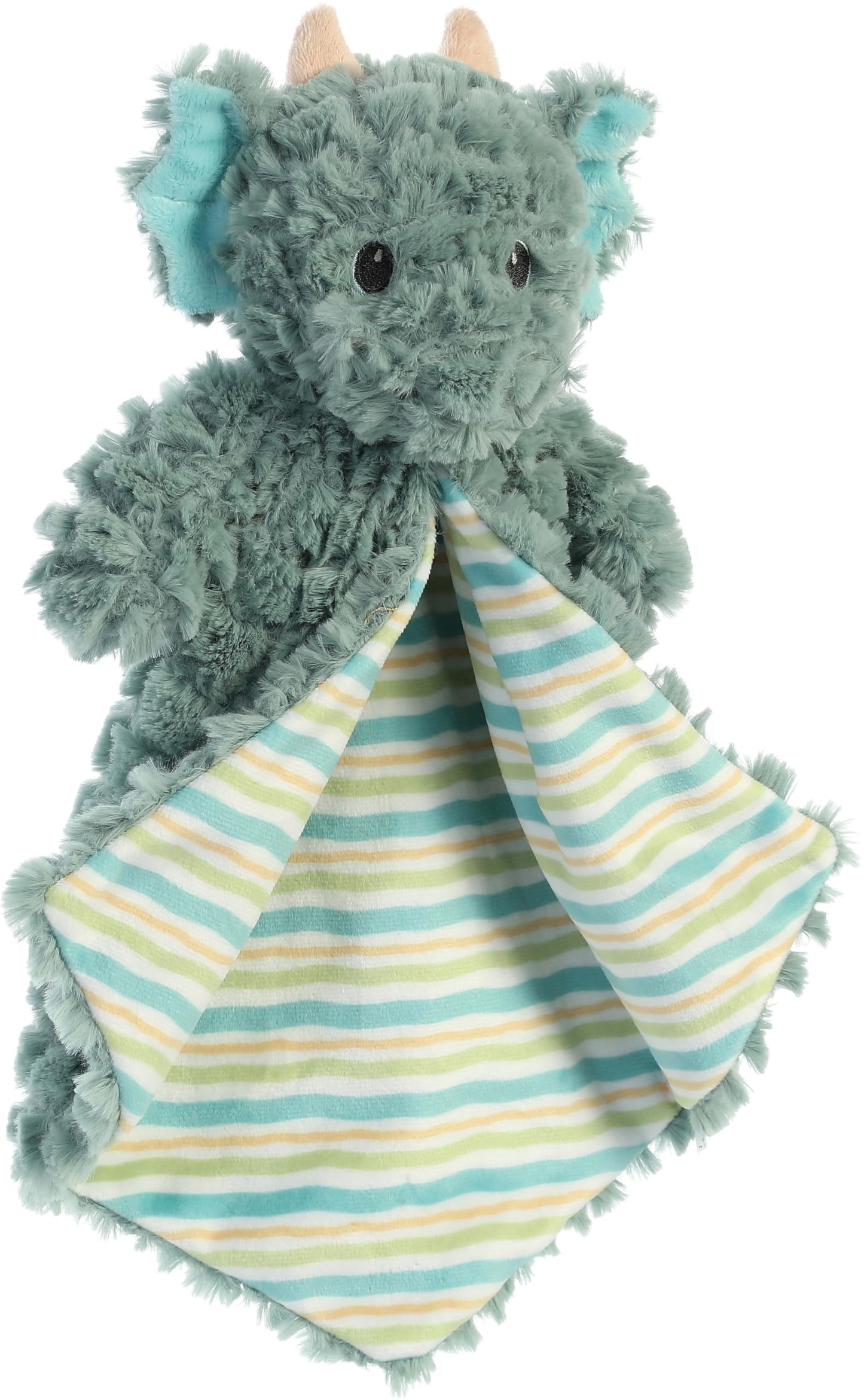 Aurora® Enchanting Magical Dragon Jaxon Luvster Baby Stuffed Animal - Soft & Cuddly Toy - Comforting Companion - Green 14 Inches