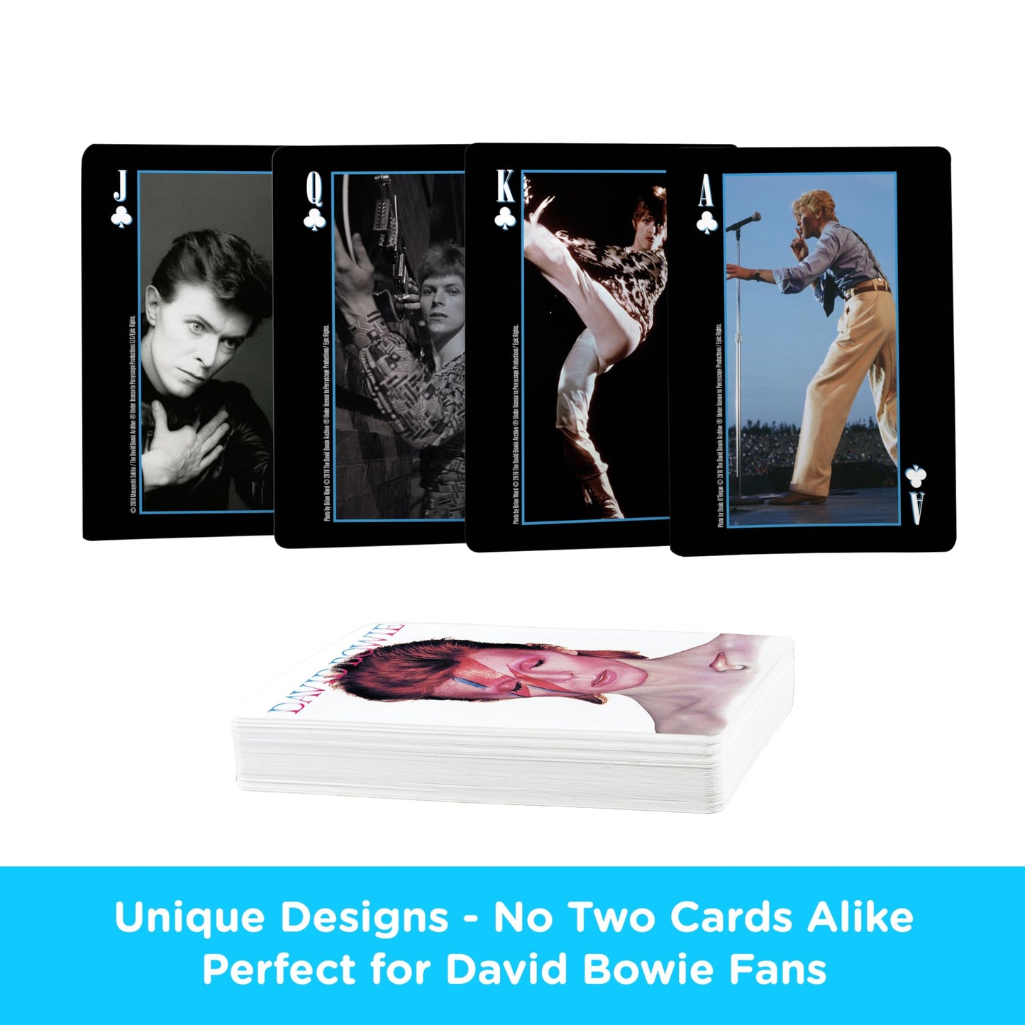David Bowie Playing Cards | 52 Card Deck + 2 Jokers