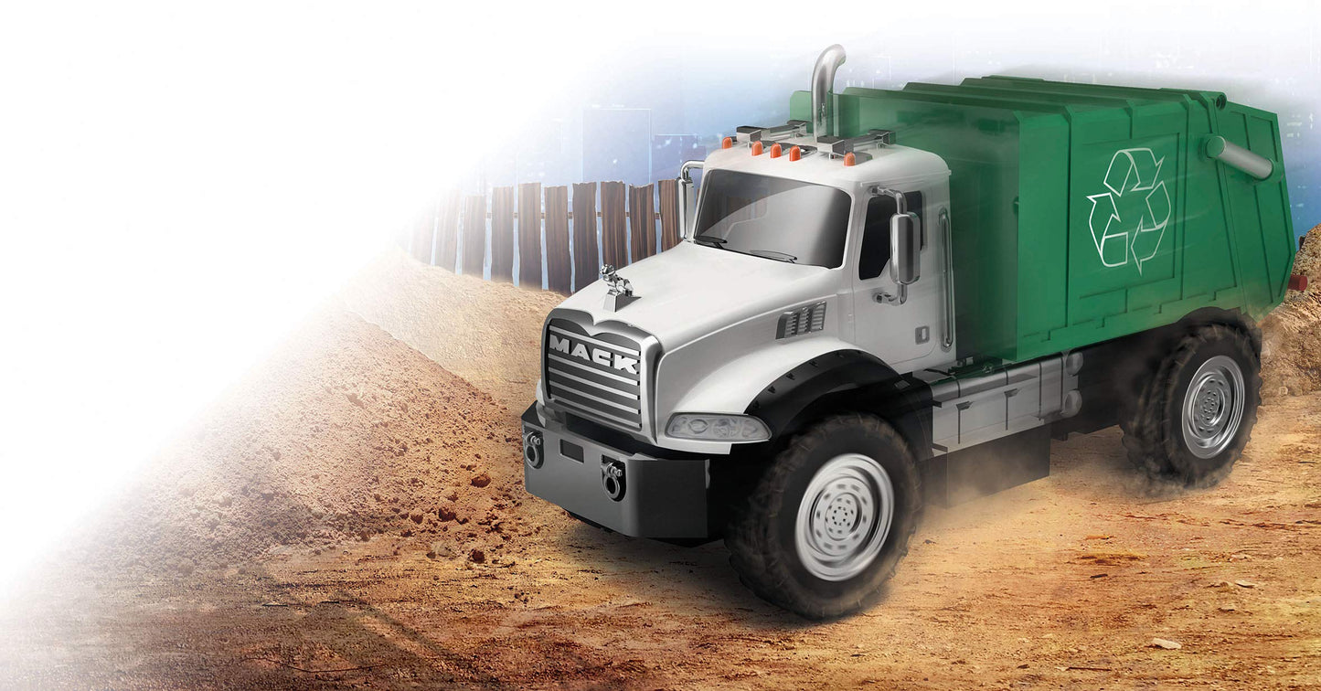 Maisto Tech Remote Control Work Machines Mack Refuse Truck