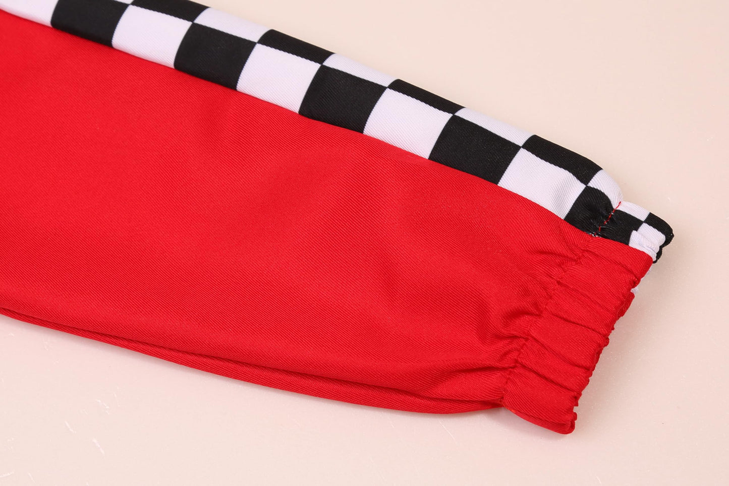 Simplecc Race Car Driver Costume For Boys Racer Jumpsuit With Car Cap For Halloween Dress Up(7-8 Years) Red