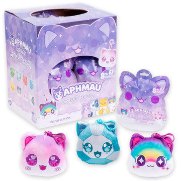 Aphmau 6700 Meemeows Mystery Clip-On Toys, Collectible Mini Plush, 1 Of 8 Possible Characters, Official Merch-Styles May Supplie