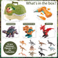 Diy Dinosaur Toys Gifts For Kids 3-5-7, 12 Realistic Dinosaurs Figures & 3 Sets Take Apart Stem Construction Building Toys With Electric Drill,Xmas Stocking Stuffer Toys For 3 4 5+ Year Old Boy Girl