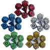 35Pieces DND Dice Set| Carving Dice Polyhedral Dice Set for Board Game