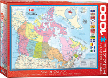 Eurographics Map Of Canada