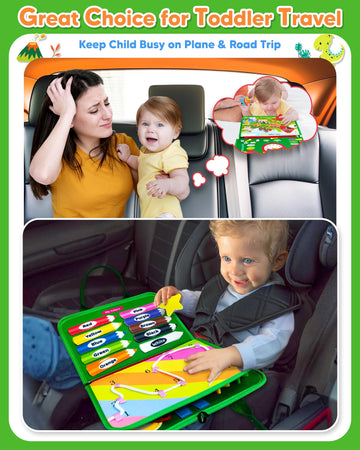 Gojmzo Busy Board Montessori Toys For Toddler Year Old Boy Girl Birthday Gifts, Busy Book Sensory Toys For Toddlers, Learning Ed