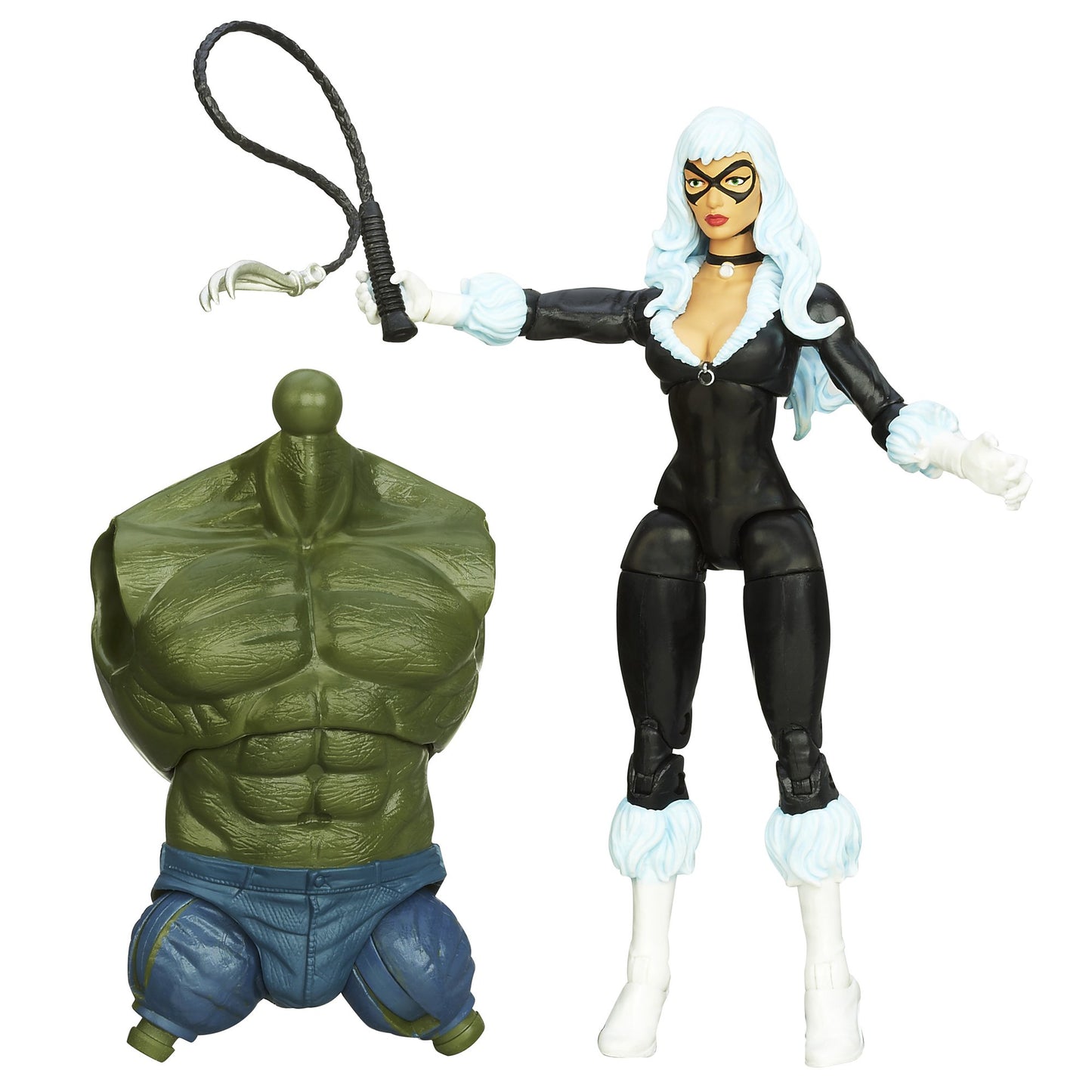 Spider-Man Marvel The Amazing Spider-Man 2 Marvel Legends Infinite Series Skyline Sirens Action Figure Black Cat, 6 Inches