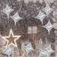 TONIFUL 20Pcs 26Inch Star Balloons Large Silver Four Pointed Star Shape Foil Balloons Big Silver Star Mylar Balloons for Birthda