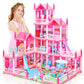 Amidear Dollhouse With 4-Story 11 Rooms, Dream Gift Princess Doll House Playset With Furniture Pool Slide, Pink Toddler Toy Hous