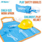 Hi-Spec 18pc Blue Kids Tool Kit Set & Child Size Tool Bag. Real Metal Hand Tools for DIY Building, Woodwork & Construction