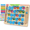 Coogam Memory Matching Game, Wooden Board Travel Toy with Memory Cards