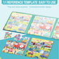 Astaron Magnetic Puzzles For Toddlers, 25-30-42 Pieces Traffic Learning Magnet Puzzles For Road Trip, Educational Travel Toys Car Plane Activities For Kids, Kids Birthday Gifts