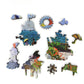 Wooden Jigsaw Puzzle For Adults - Uniquely Shaped Pieces - Made In The Usa By Foxsmartbox - 205 Pieces - The Garden At Sainte-Ad
