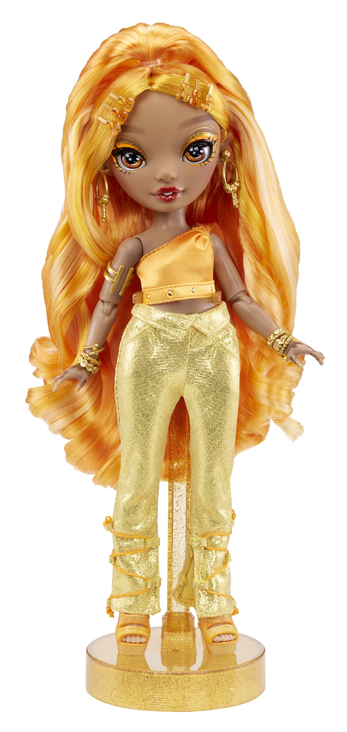 Rainbow High Fashion Doll- Meena Fleur (Saffron Gold)
