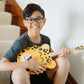 Tinkertar - Leopard Guitar - The Easiest Way To Start And Learn Guitar - 1 Stringed Toy Instrument For Kids Perfect Intro To Mus