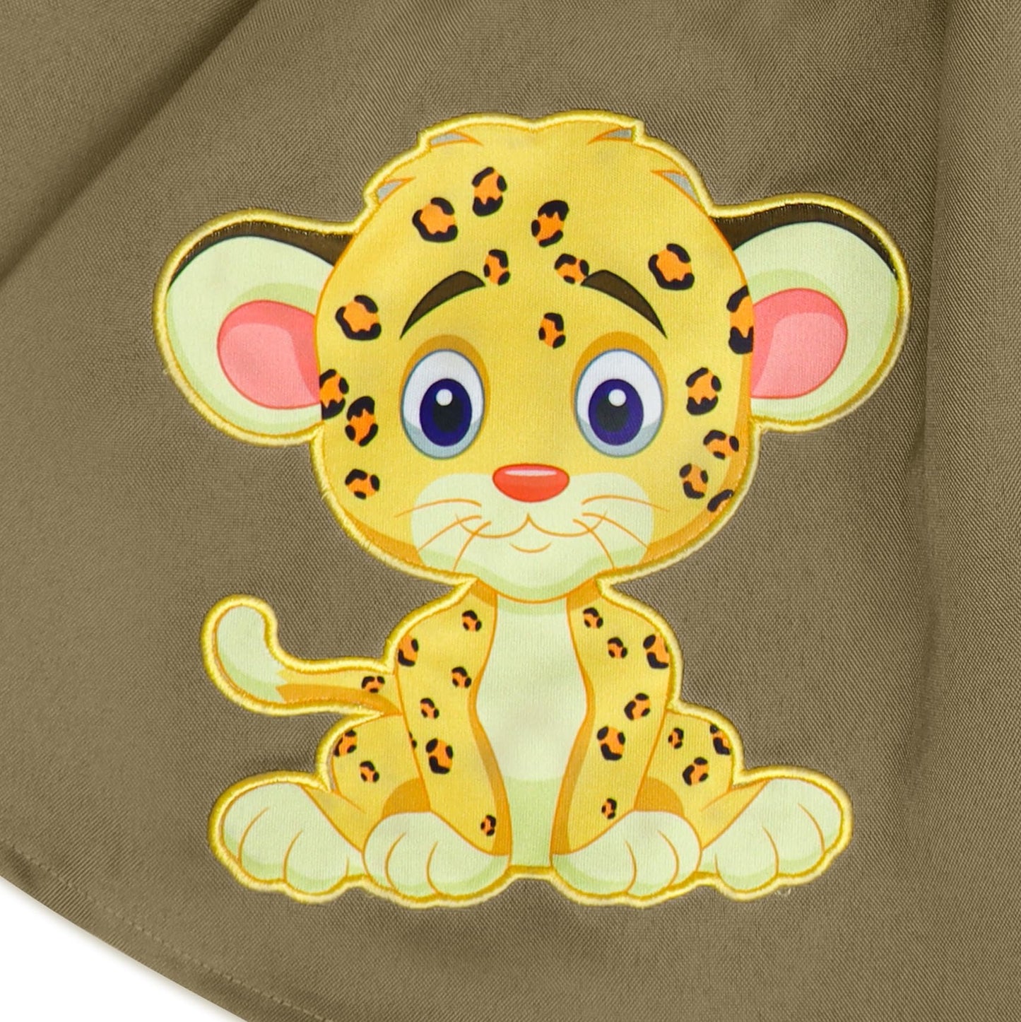 Ikali Kids Girls Zoo Keeper Costume Tiger Print Explorering Kit With Safari Vest & Hat