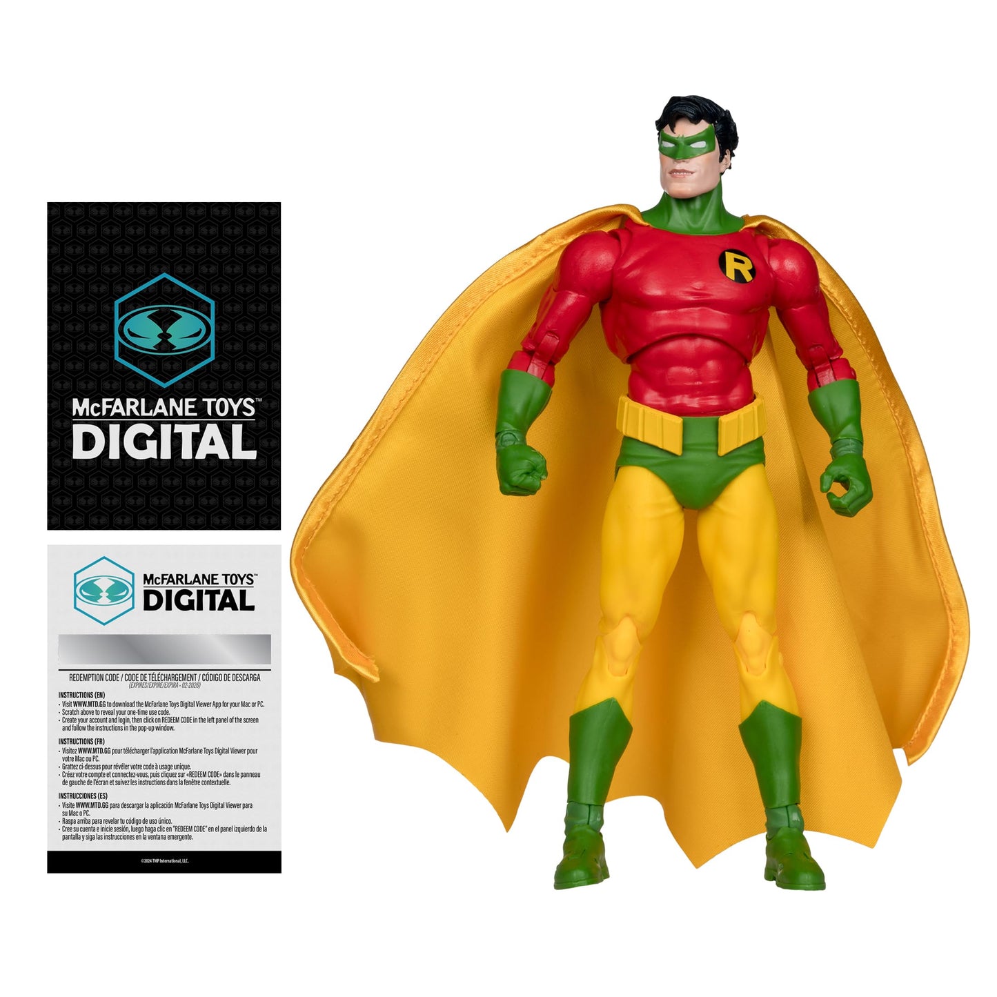 Mcfarlane Toys - Dc Direct Robin Of Earth-2 (Crisis On Infinite Earths) 7In Action Figure Digital Collectible