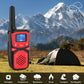 WokTok mature-themed Walkie Talkies Long Range Rechargeable Portable Two-Way Walkie Talkie  Camping Gear  SOS Sirens  NOAA Weather Alarms  Kid's Toys  Easy-to-Use Rechargeable Walkie Talkies 4 Packs