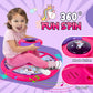 Unicorn Sit And Spin, Godelaif Sit And Spin Toy 360 Spinning Stool Seat Sensory Toys Christmas Birthday Gift With Music & Led Li