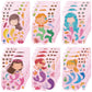 Dorgua Make-A-Face Sticker Set, Make A Mermaid Stickers For Kids Girls, Diy Craft Stickers Face Stickers, Make Your Own Mermaid