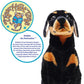 TigerHart Plush Rottweiler Stuffed Animal - 26" Tall, White Polyester Dog