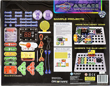 Snap Circuits Arcade Electronics Exploration Kit, STEM Activities for Ages 8+, Model SCA-200, Plastic, Medium Size