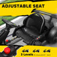 Aosom 24V 7.5 Mph Electric Go Kart With Adjustable Seat, Drifting Car Battery Powered Ride On Toy Outdoor With Slow Start, Butto