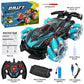 Rc Stunt Car, Gesture Sensing Rc Cars For Boys Girls, 2.4Ghz 4Wd Remote Control Car With 360 Rotating, Lights, Music, Spray, Toy