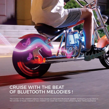 Hyper Gogo Cruiser 12 Plus - Kid'S Motorbike (Black)