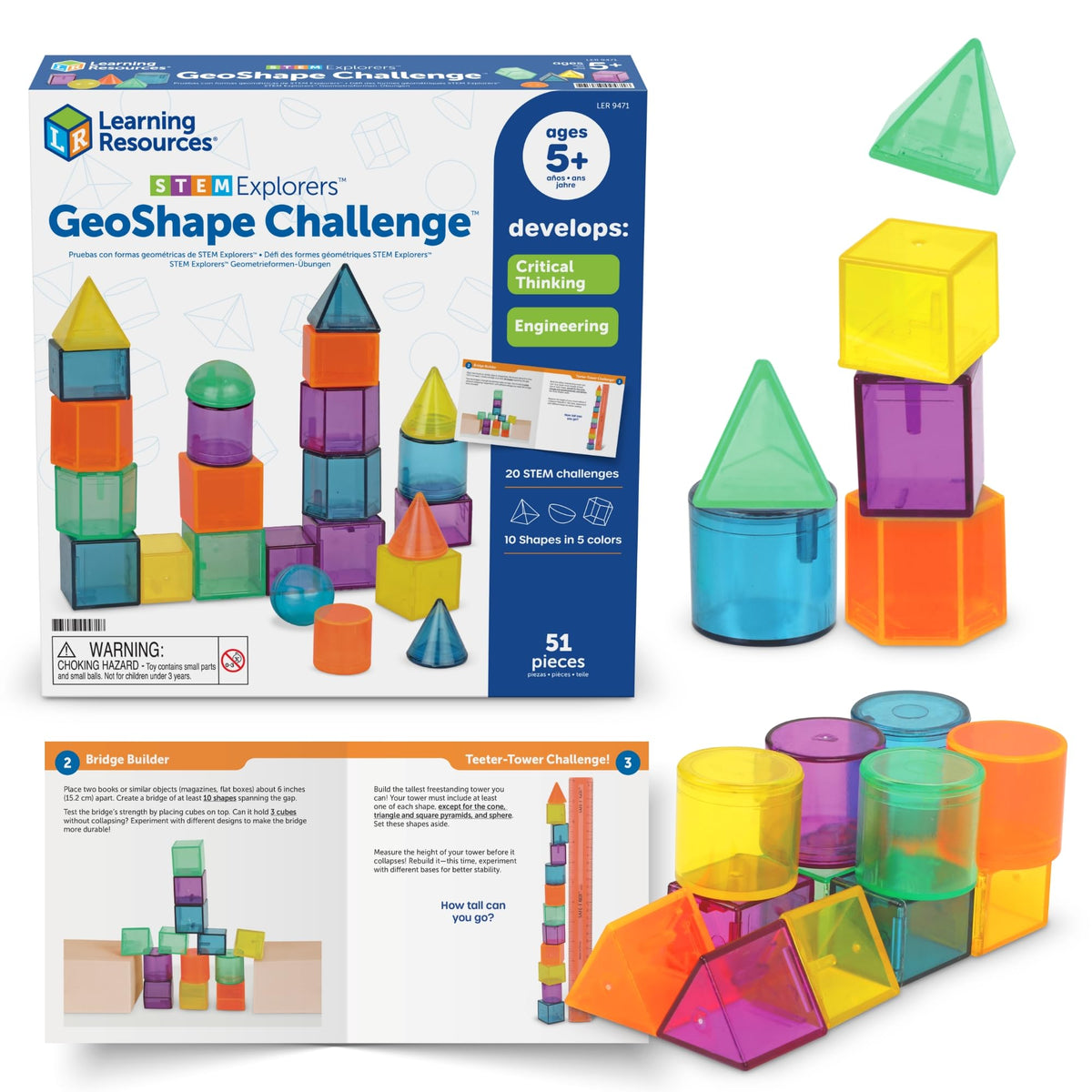 Learning Resources STEM Explorers GeoShape Challenge
