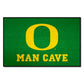 FANMATS 14688 University of Oregon Nylon Universal Man Cave Starter Rug , 19x30