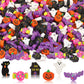 JUNEBRUSHS 300 Pcs Halloween Mini Erasers, Cute Small Bat Pumpkin Erasers Bulk for Kids Trick or Treat Halloween Party Favors, S