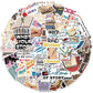Writer Stickers,50 Pcs Love Reading Aesthetic Waterproof Stickers,Vinyl Stickers For Students, Bookish Gifts Stickers For Bookis