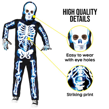 Morph Skeleton Costume Kids Skeleton Costume Boys Skeleton Costume For Kids Boys Skeleton Halloween Costume For Kids Skeleton Kid Costume Skeleton Halloween Costumes For Boys S