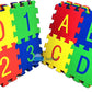 Funblast Mini Foam Mat For Kids - 36 Pcs Eva Puzzle Mat Toy, Interlocking Learning Alphabet And Number Toys For 3+ Year Old Kids