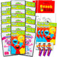 Sesame Street Mini Party Favors Set for Kids  Bundle with 24 Mini Elmo Grab n Go Play Packs with Coloring Pages and Loot Bags (