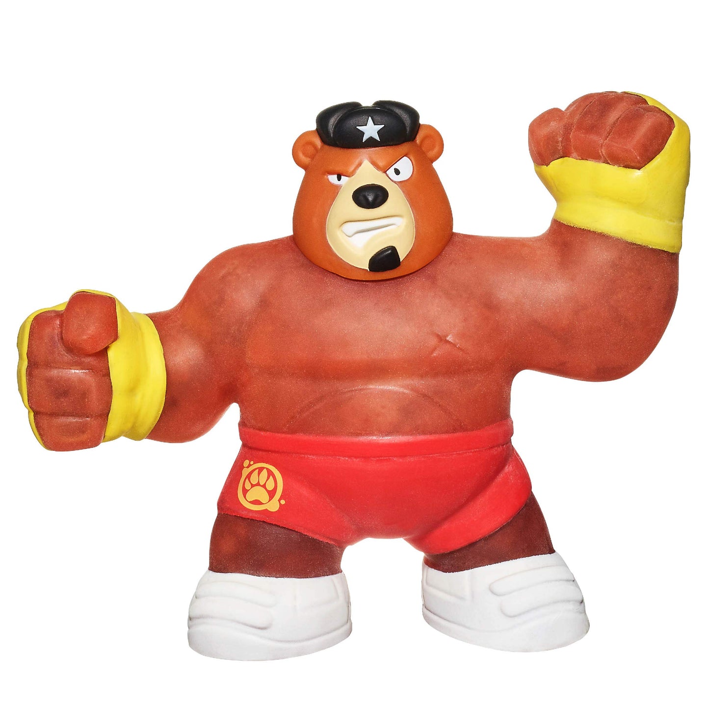 Goo Jit Zu Heroes of Goo Jit Zu - Multicolor Spongy Bear Action Figure, Model 41031, Medium Rubber Toy