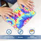 LakiKid Fidget Marble Maze Mat - Marble Fidget Toy & Tactile Sensory Items for Classroom, Sensory Mat for Learning & Focus Toys