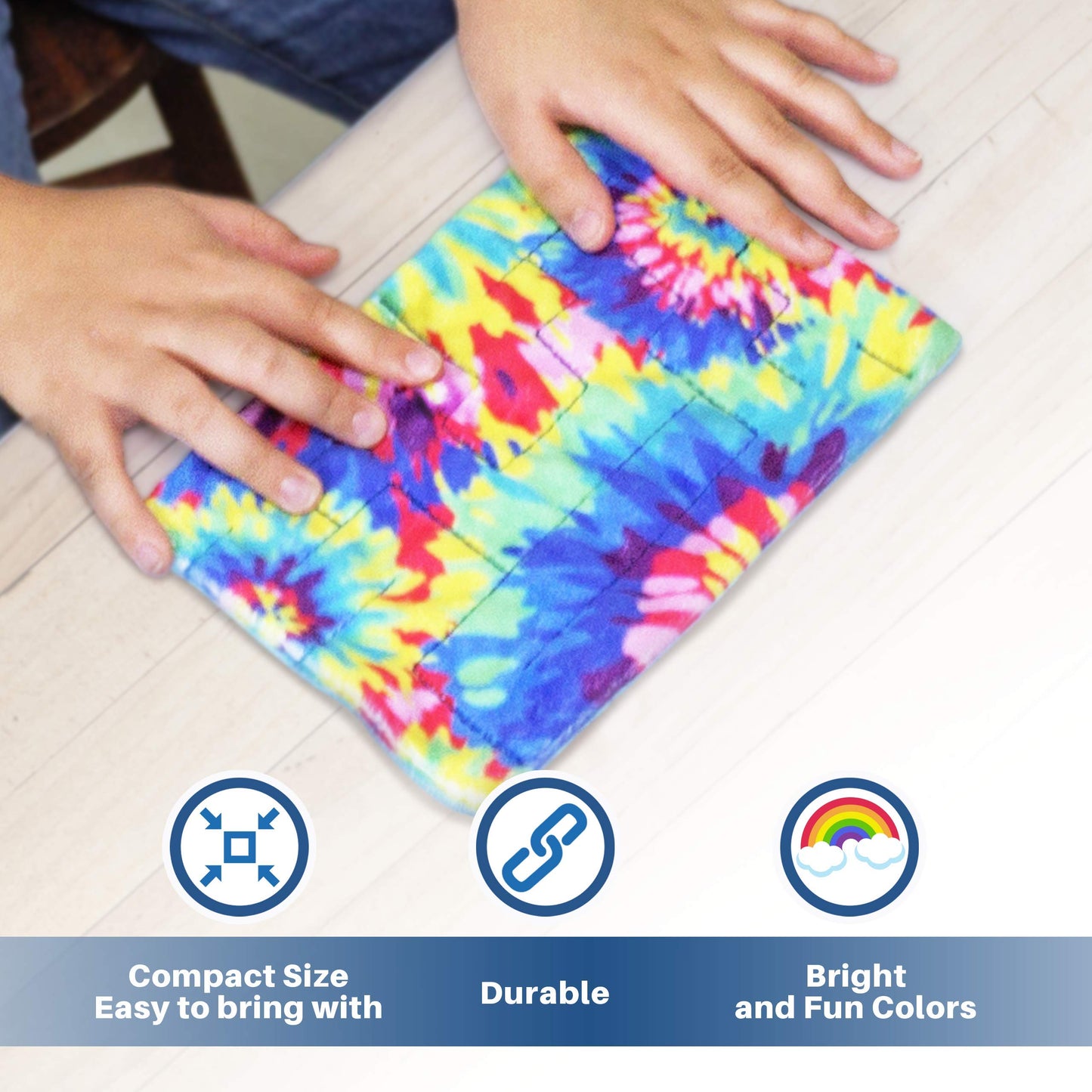 LakiKid Fidget Marble Maze Mat - Marble Fidget Toy & Tactile Sensory Items for Classroom, Sensory Mat for Learning & Focus Toys
