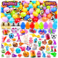 150 PCS Prefilled Easter Eggs with Toys,Filled Easter Eggs with Toys Inside,Easter Basket Stuffers for Kids,Prefilled Eggs for E