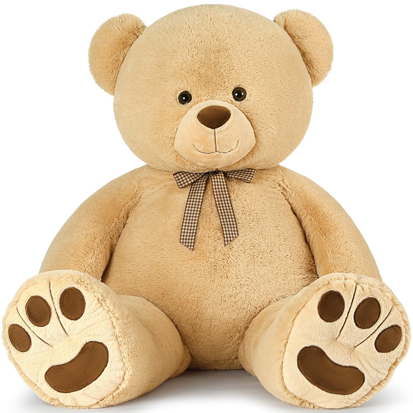 Maogolan 43 Inch Giant Teddy Bear Stuffed Animal, Big Stuffed Bear For Baby Shower Life Size Large Teddy Bear For Girlfriend Boy