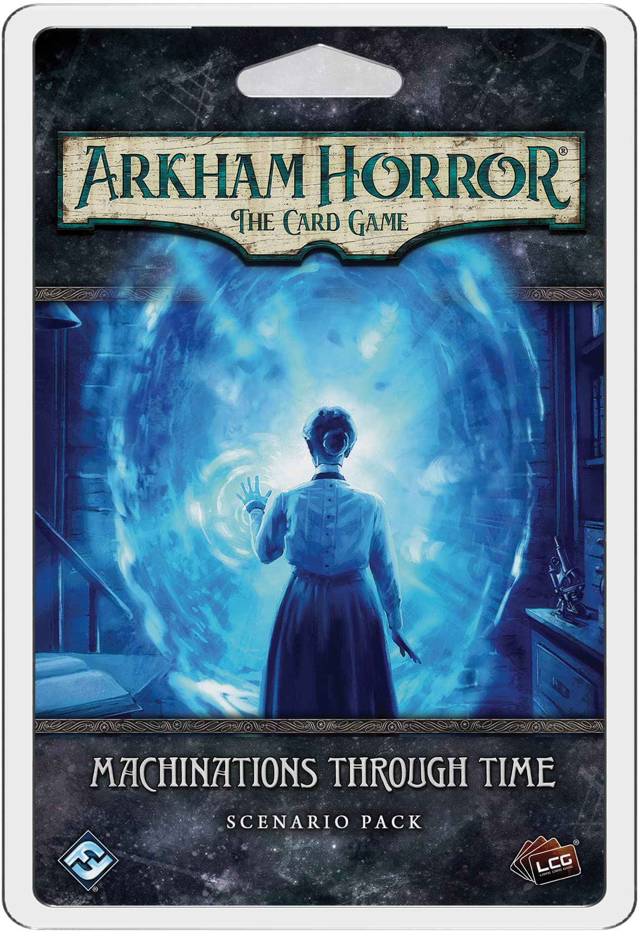 Asmodee Arkham Horror The Card Game Machinations Through Time Expansion - Unravel A Chronological Conundrum, Lovecraftian Cooper