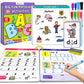 Hoqeewipe Preschool Learning Activities - Reusable Handwriting Tracing Books For Kids, Prek Kindergarten Workbooks, Cvc Word Gam