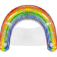 Poolcandy Sun Chair Water Raft, Multiple Chair Styles (Rainbow Glittered Sun Chair Pool Float)