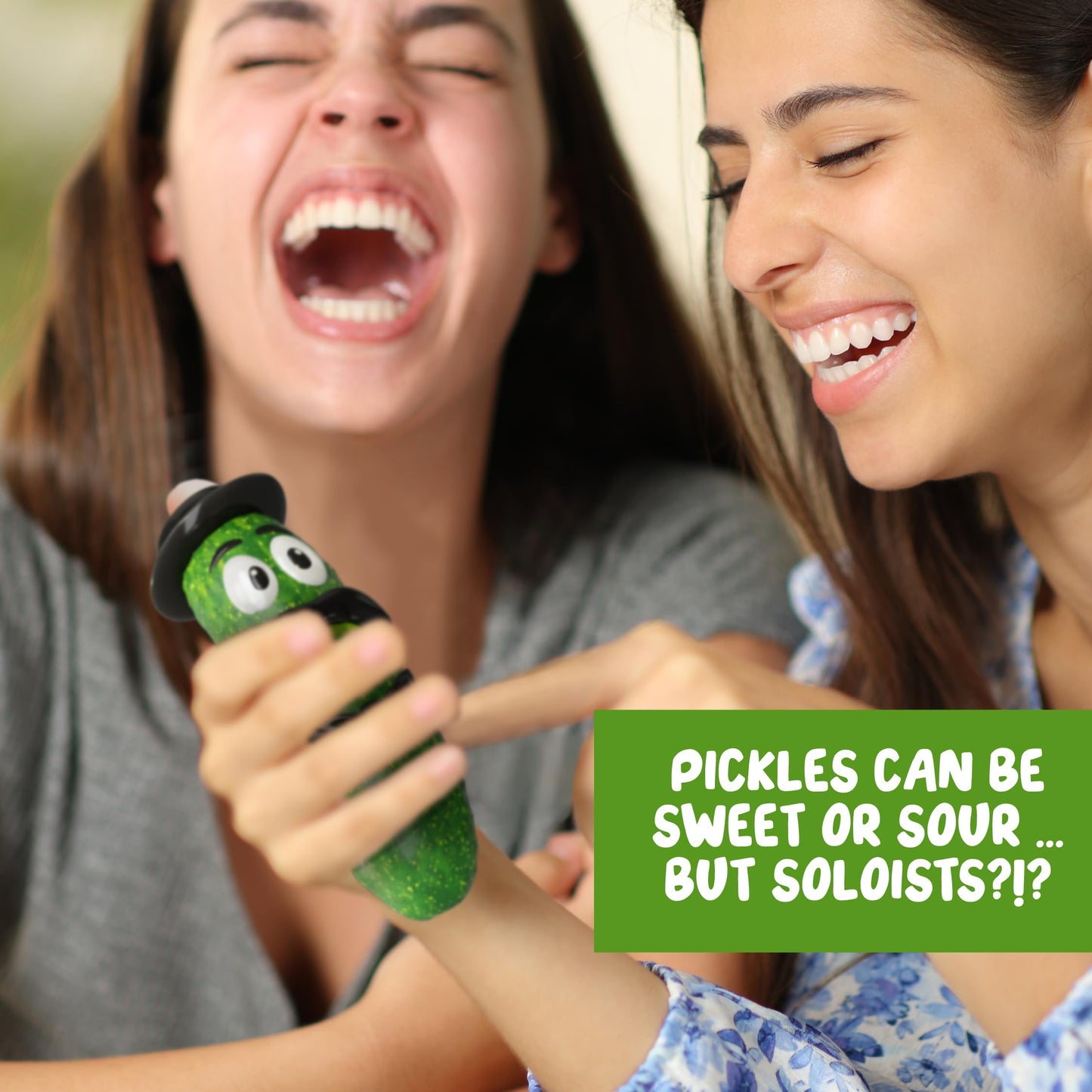 White Elephant Gifts For Adults & Kids - Yodeling Pickle - Funny Gag Gift For Men, Women, Dad, Teens - Small Funny Christmas Ide