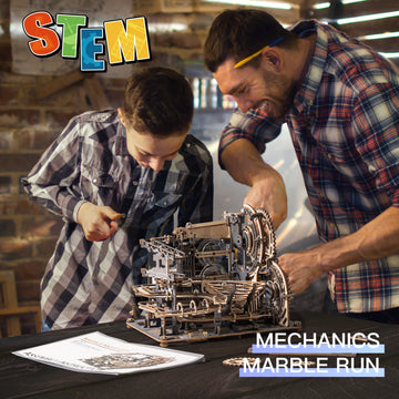 Robotime 3D Puzzles Mabrle Run - Lga01 Mable Night City Wooden Model To Build - Model Building Kits For Adults