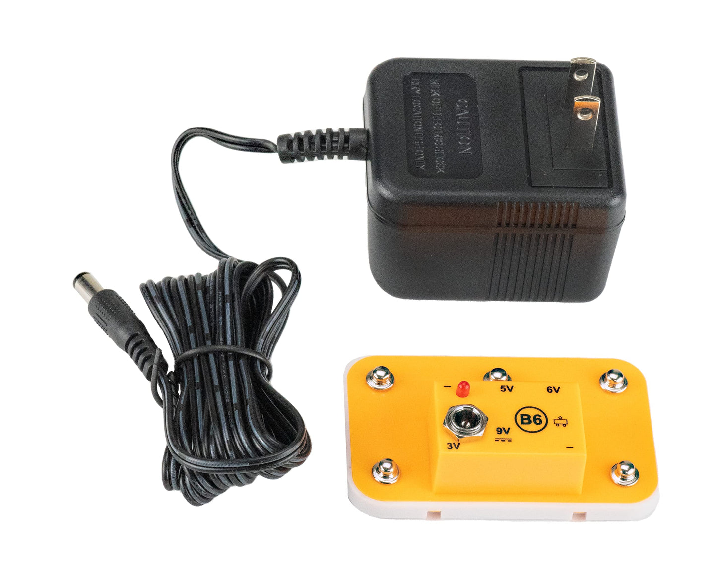 Snap Circuits Battery Eliminator - AC-SNAP Model, Medium Size, Durable Plastic Material